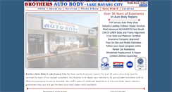 Desktop Screenshot of havasubrothersautobody.com